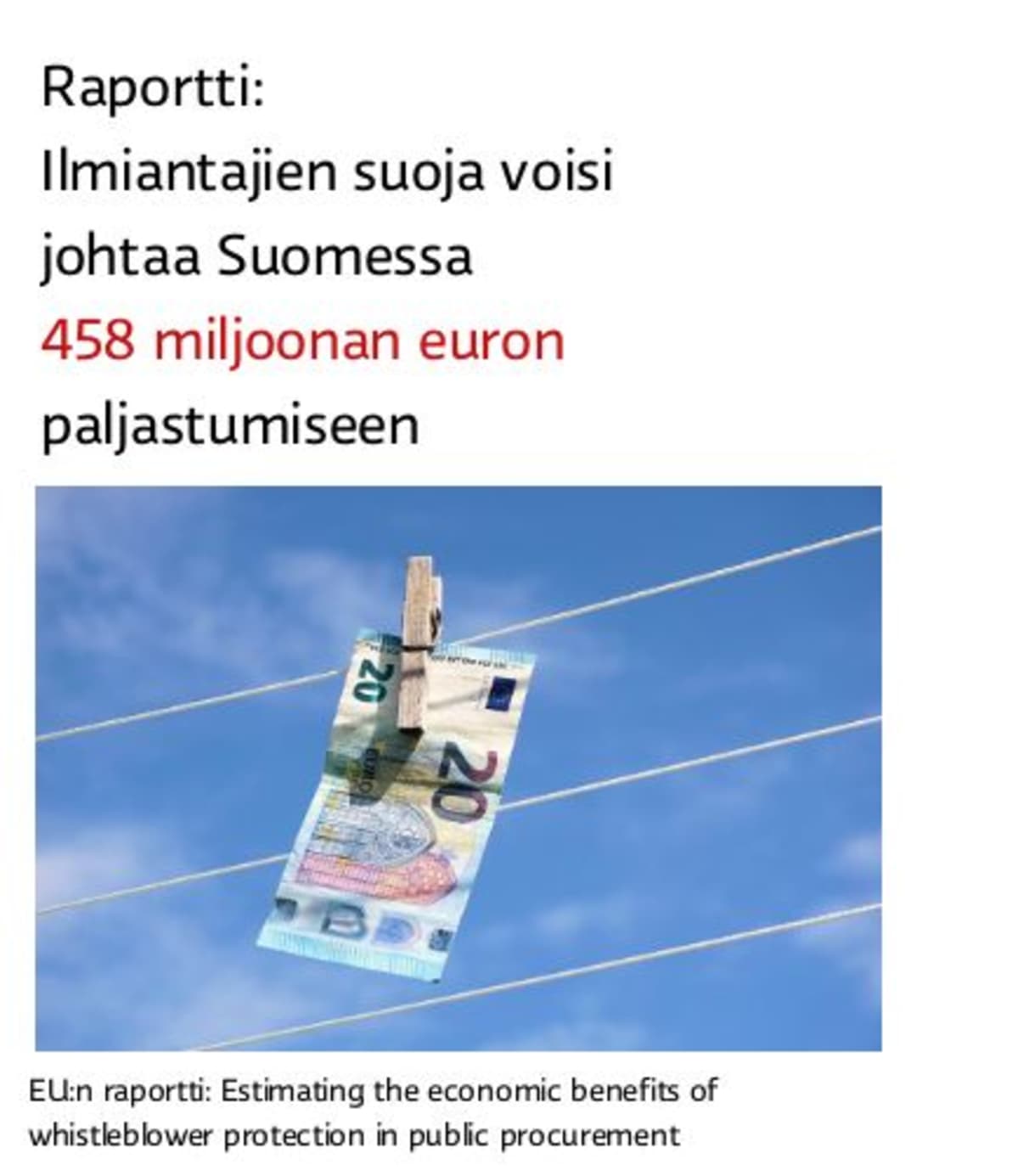 EU:n raportti