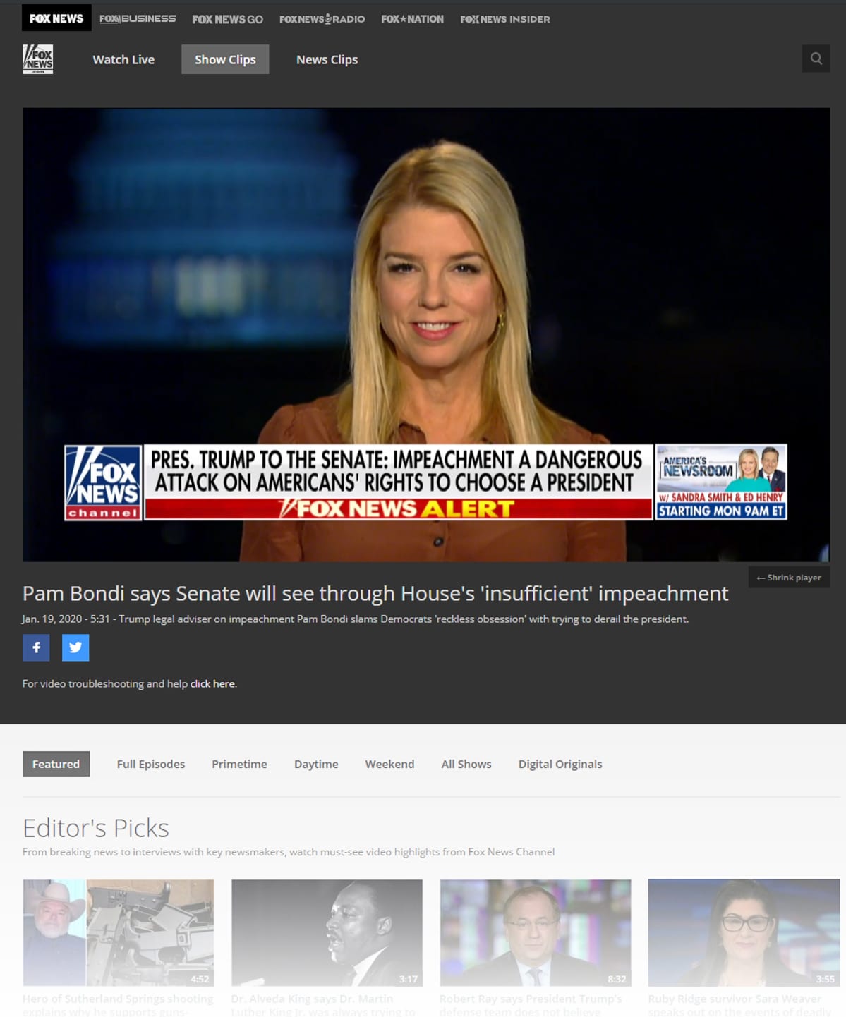 Pam Bondi FoxNewsilla