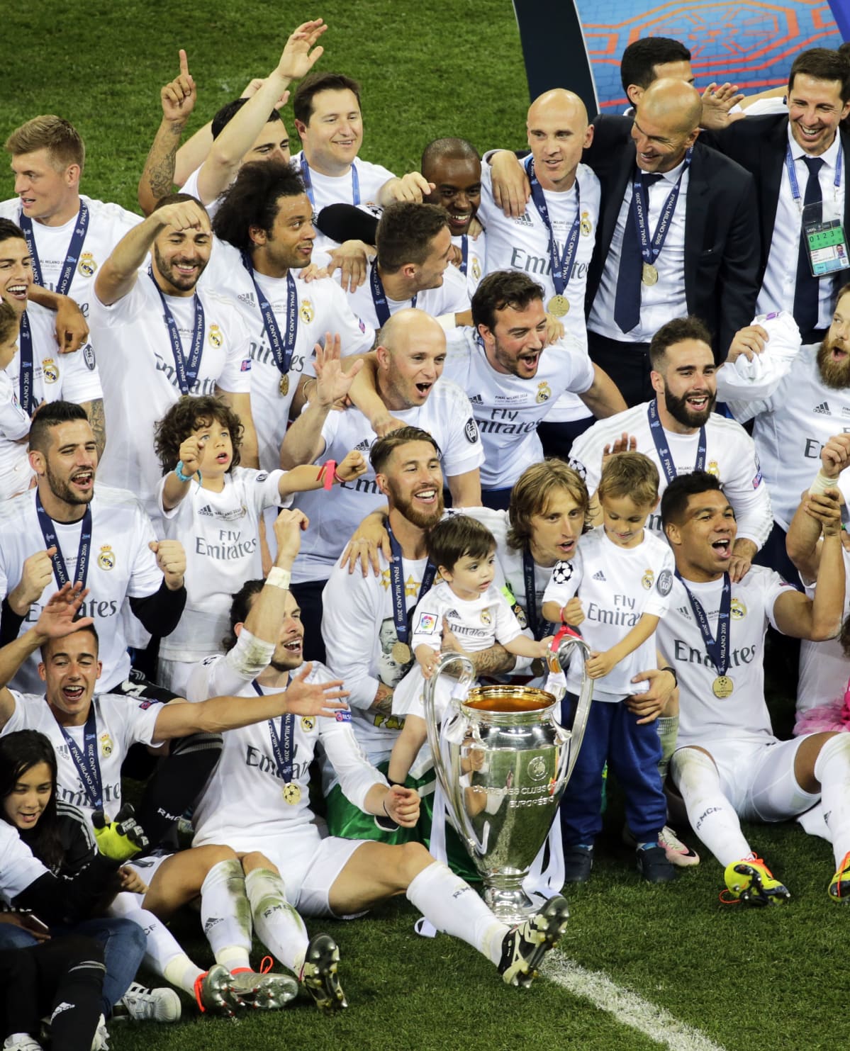 Real Madrid juhlii 29.5. 2016