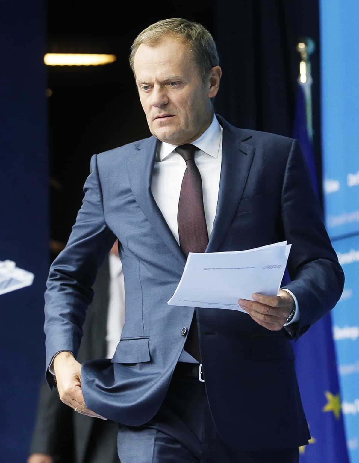 Eurooppa-neuvoston puheenjohtaja Donald Tusk.