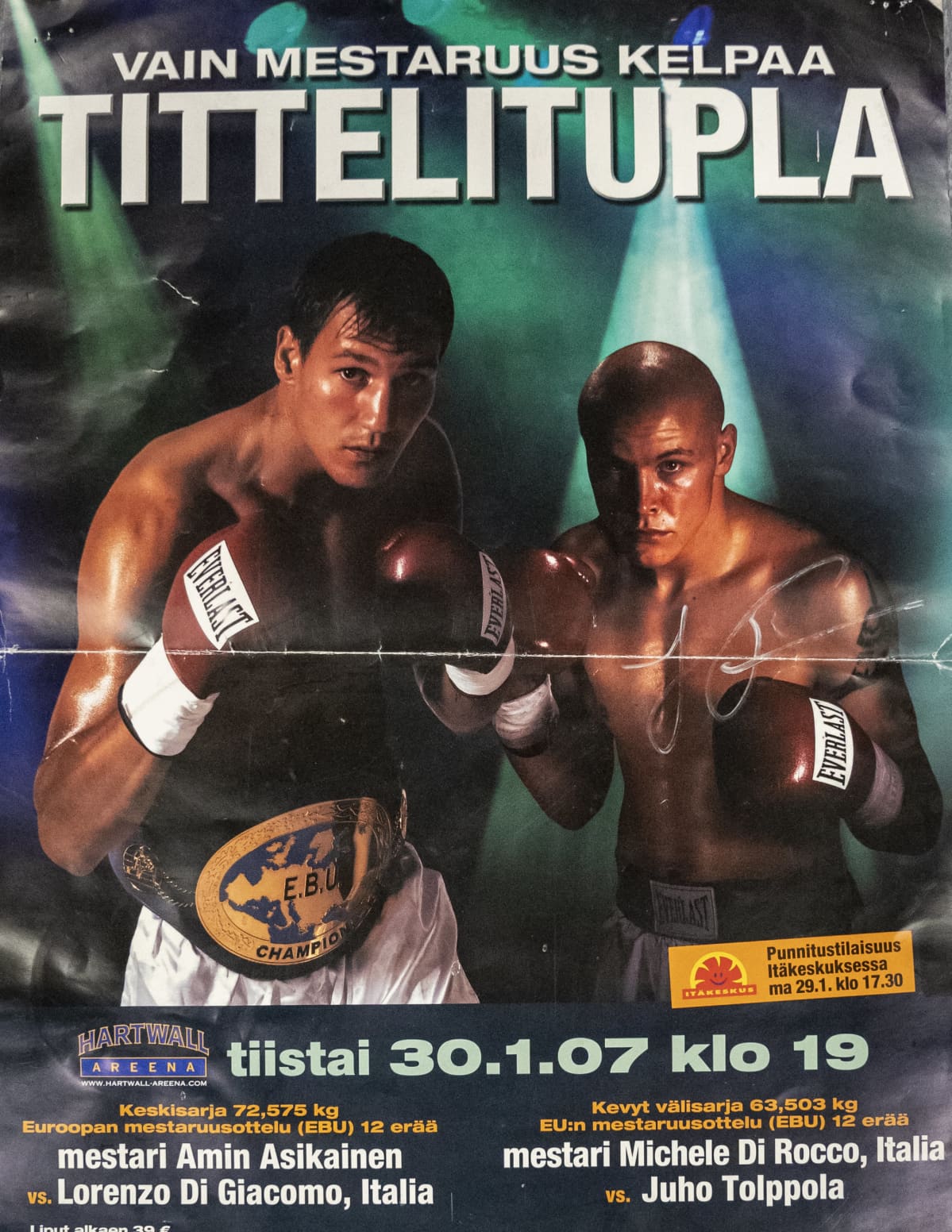 Nyrkkeilijä Juho Tolppola