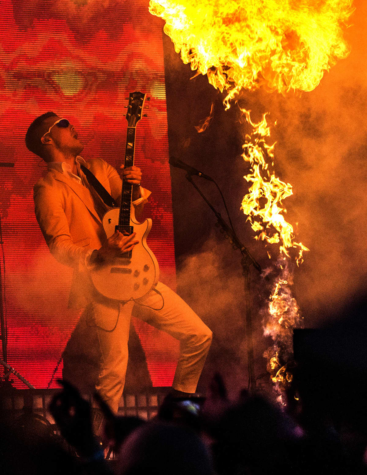 Pyrotekniikkaa Haloo Helsingin keikalla