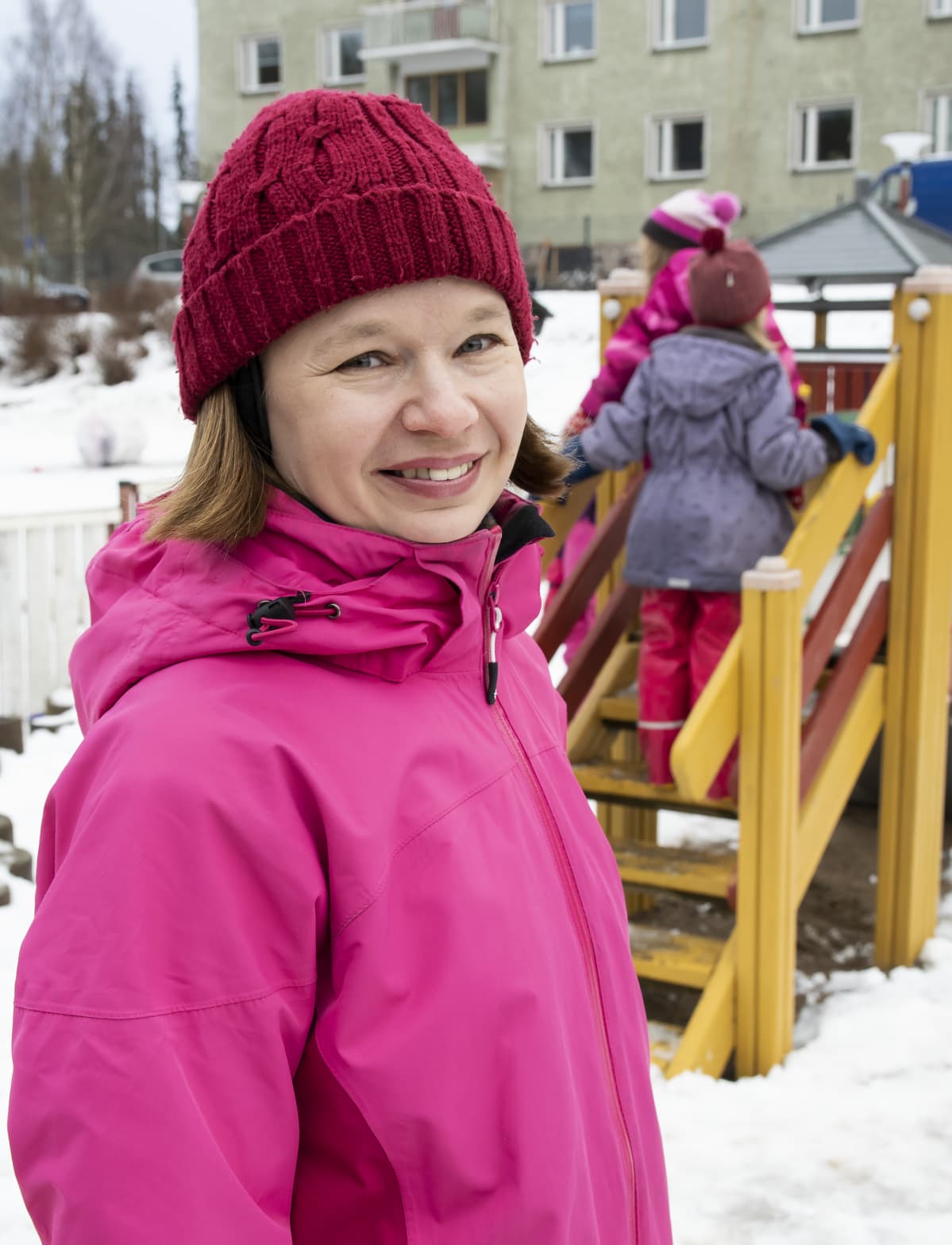 Varhaiskasvatuksen opettaja Kirsi Koivunen, Mäki-Matin päiväkoti.