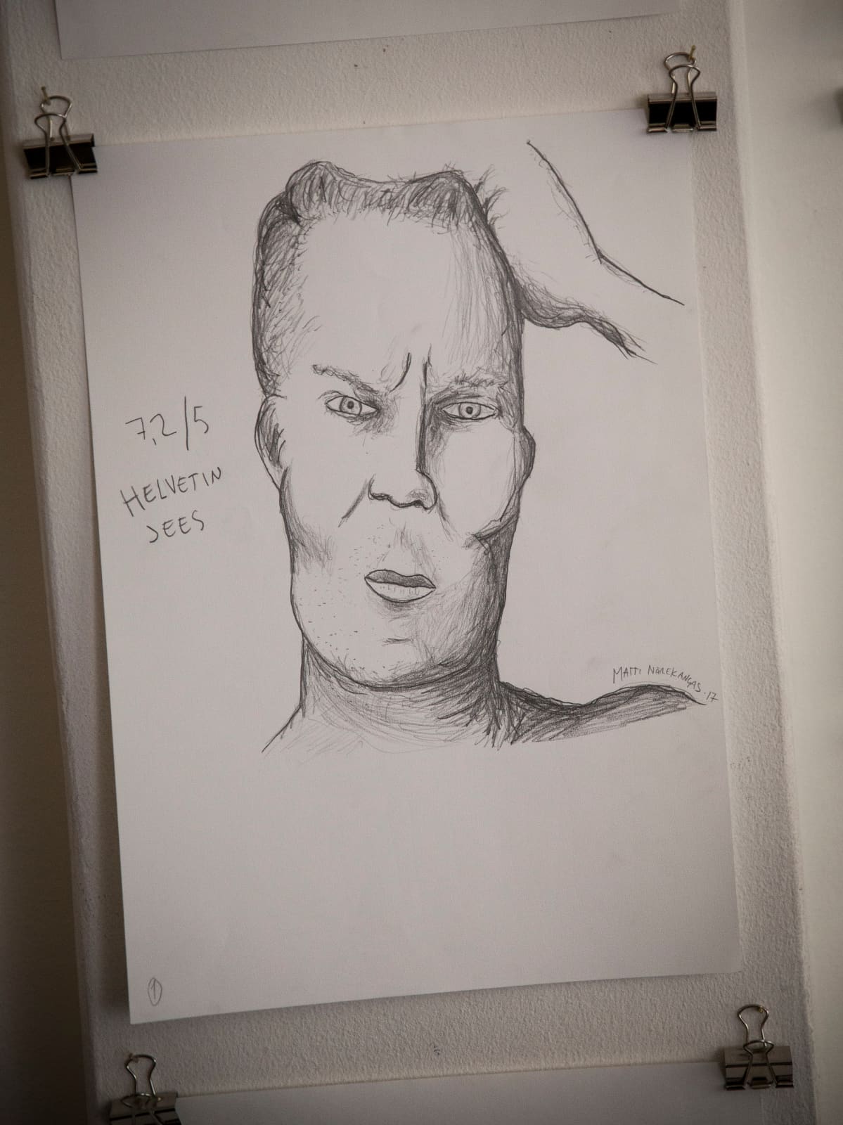 Närekankaan ensimmäinen Cheek-piirros