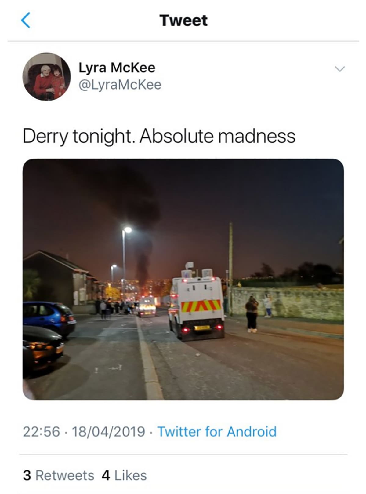 Lyra McKeen twiitti