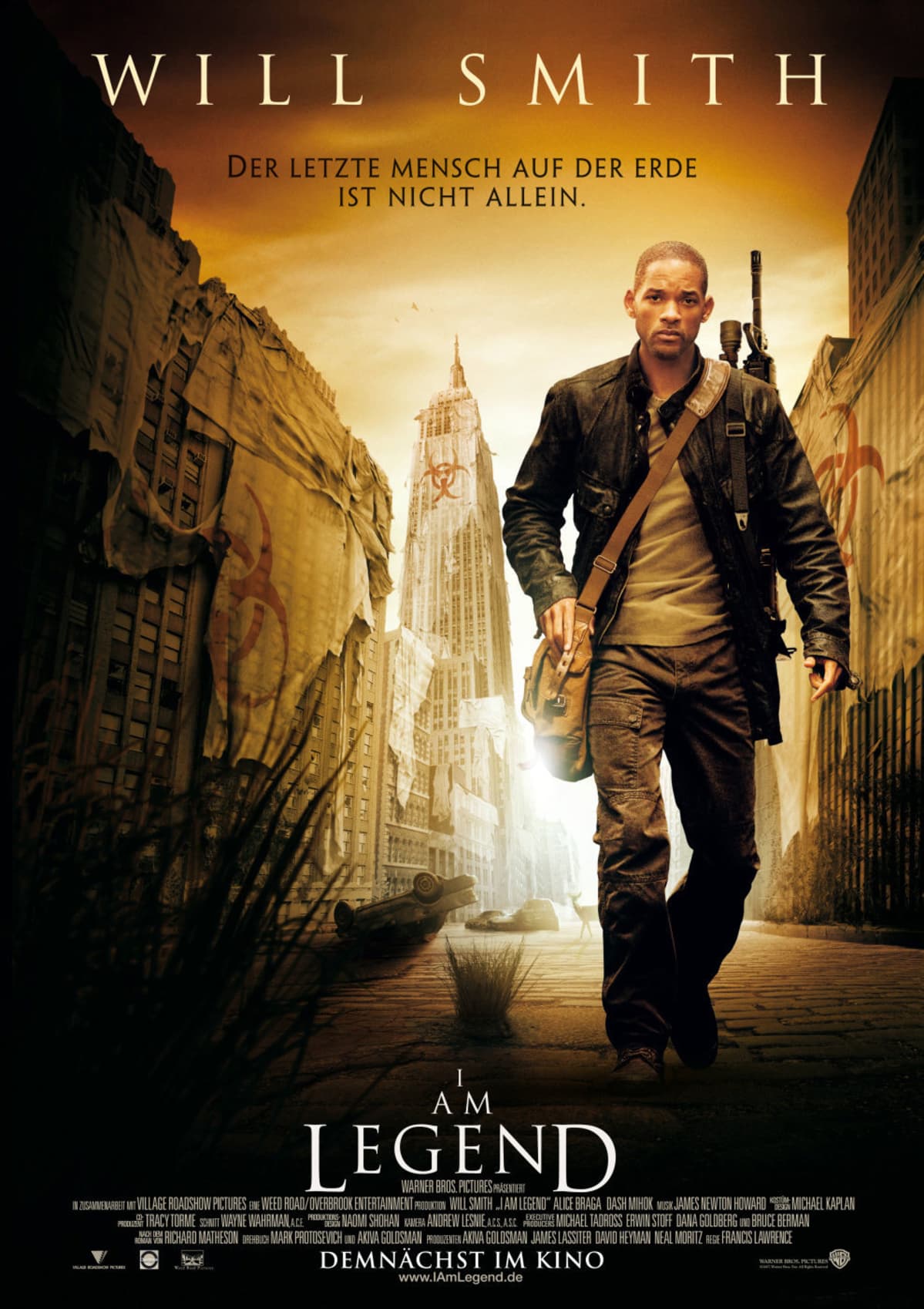 Will Smith näytteli pääosaa elokuvassa I Am Legend.
