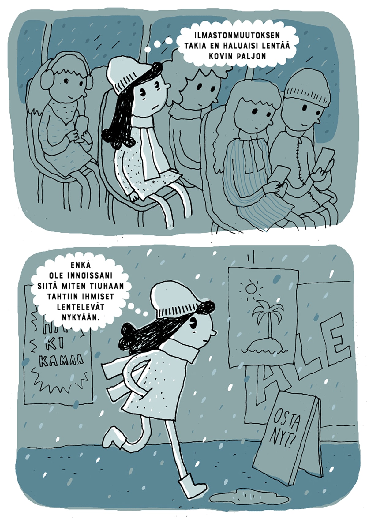 Aiju Salmisen sarjakuvakolumni
