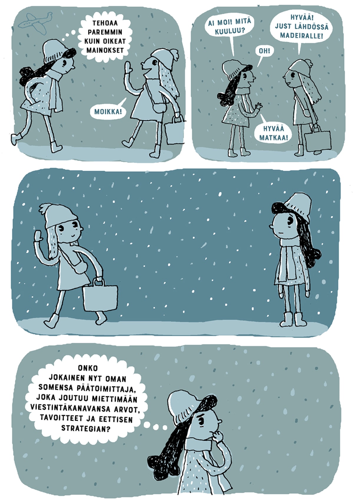 Aiju Salmisen sarjakuvakolumni