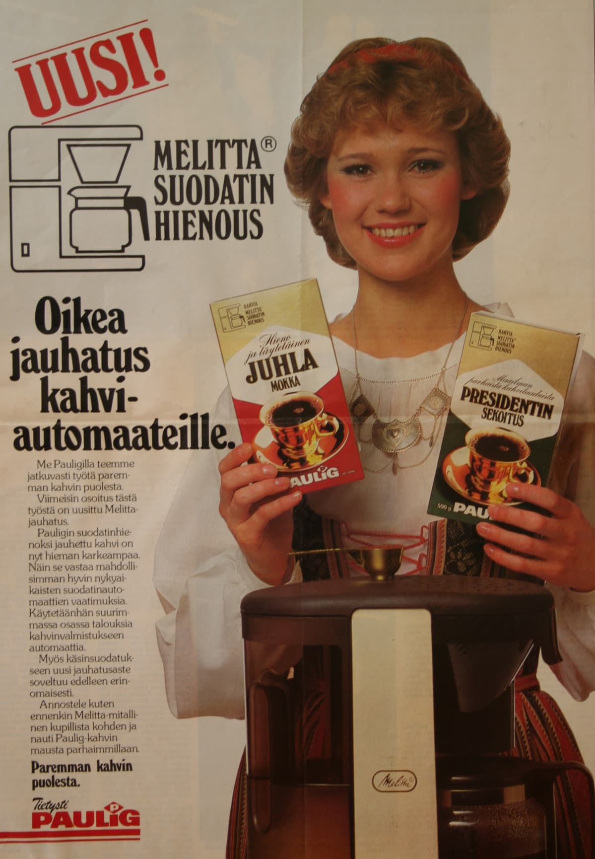 Melitta uusi jauhatus 1984