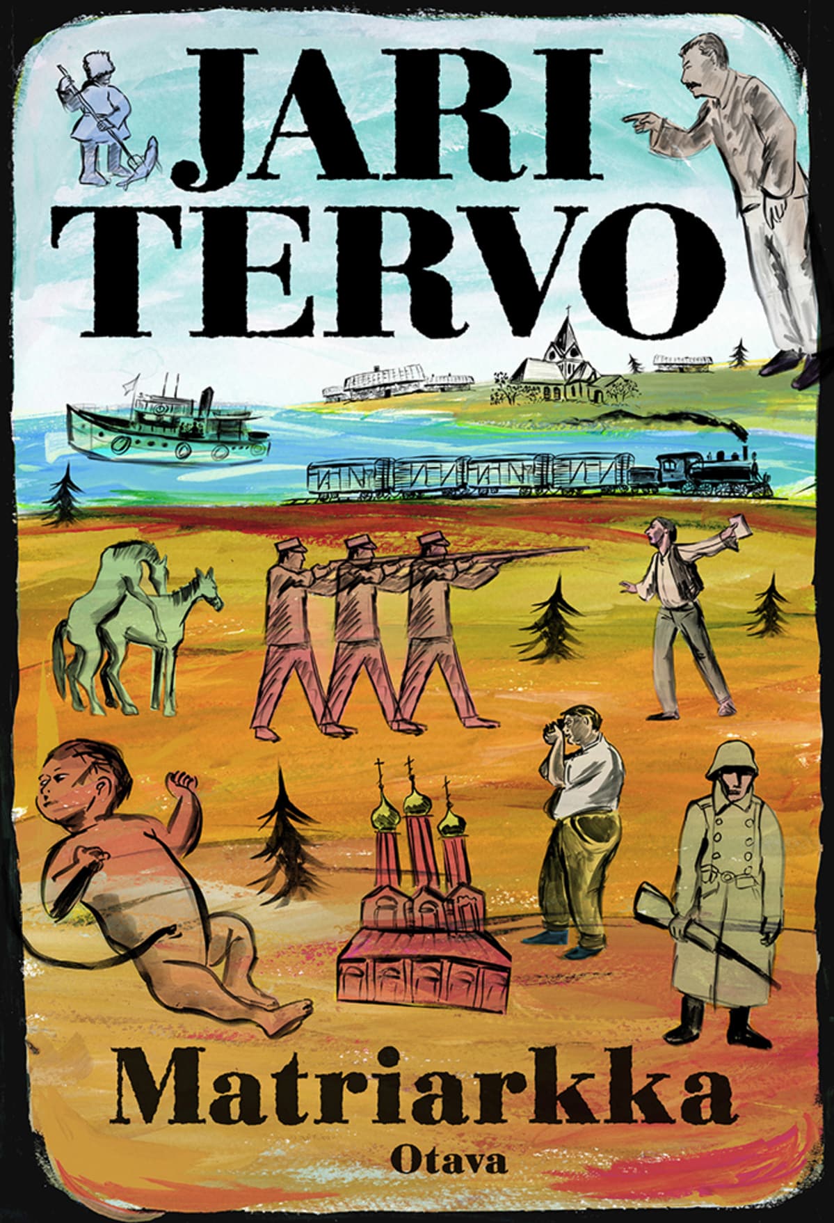 Jari Tervon Matriarkka -kirjan kansi.