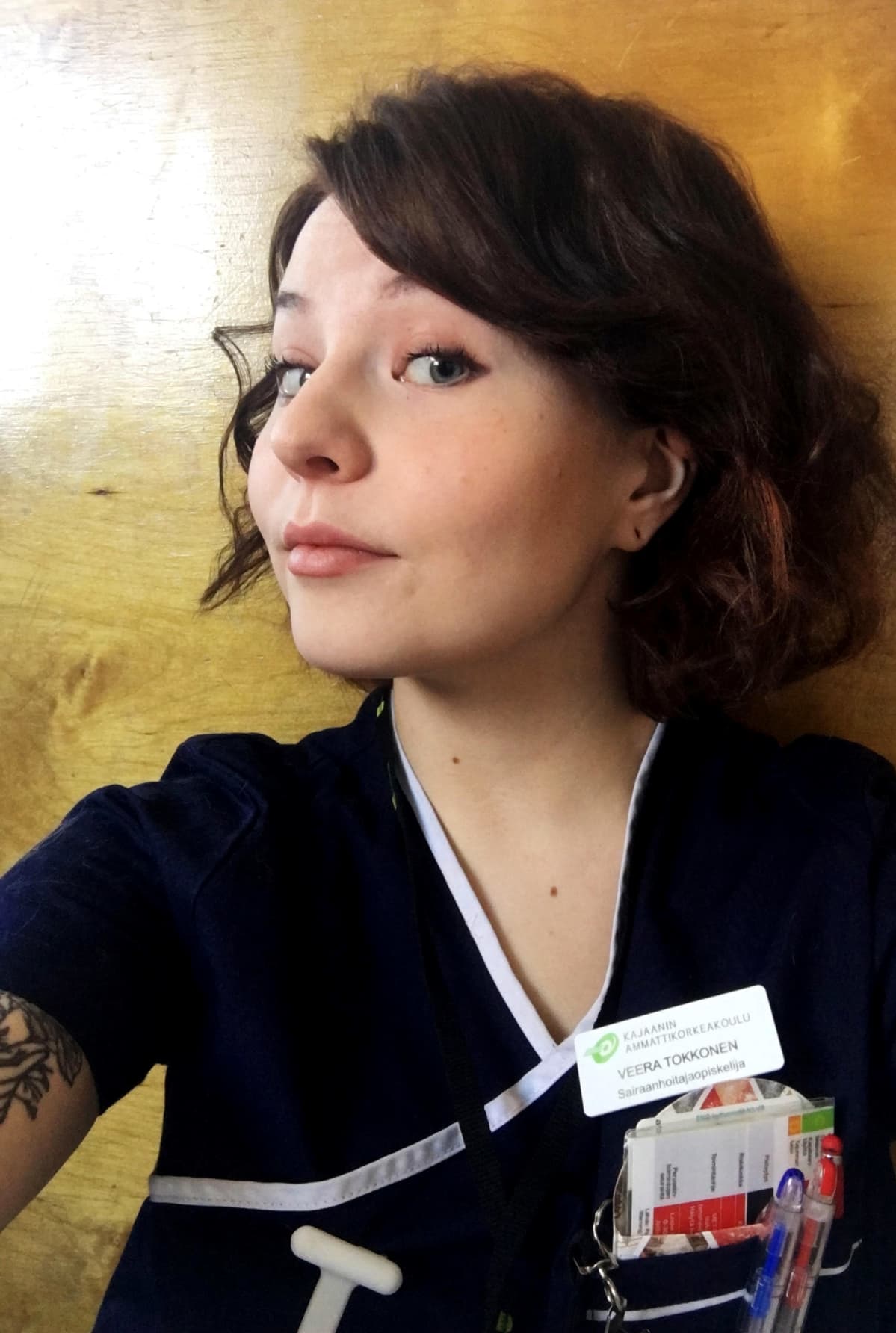 Sairaanhoito-opiskelija Veera Tokkonen.