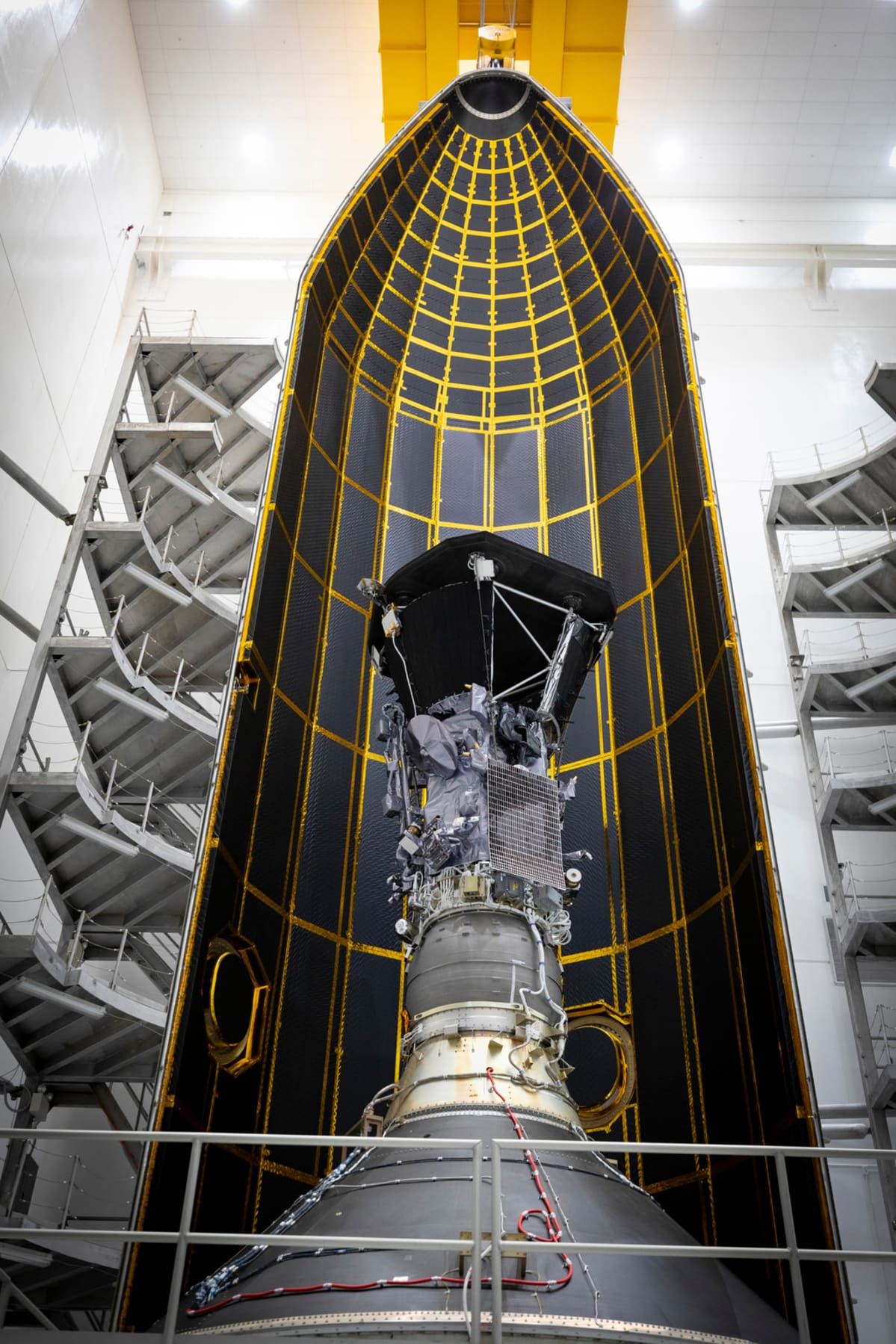 Parker Solar Probe avaruuskapselissa.