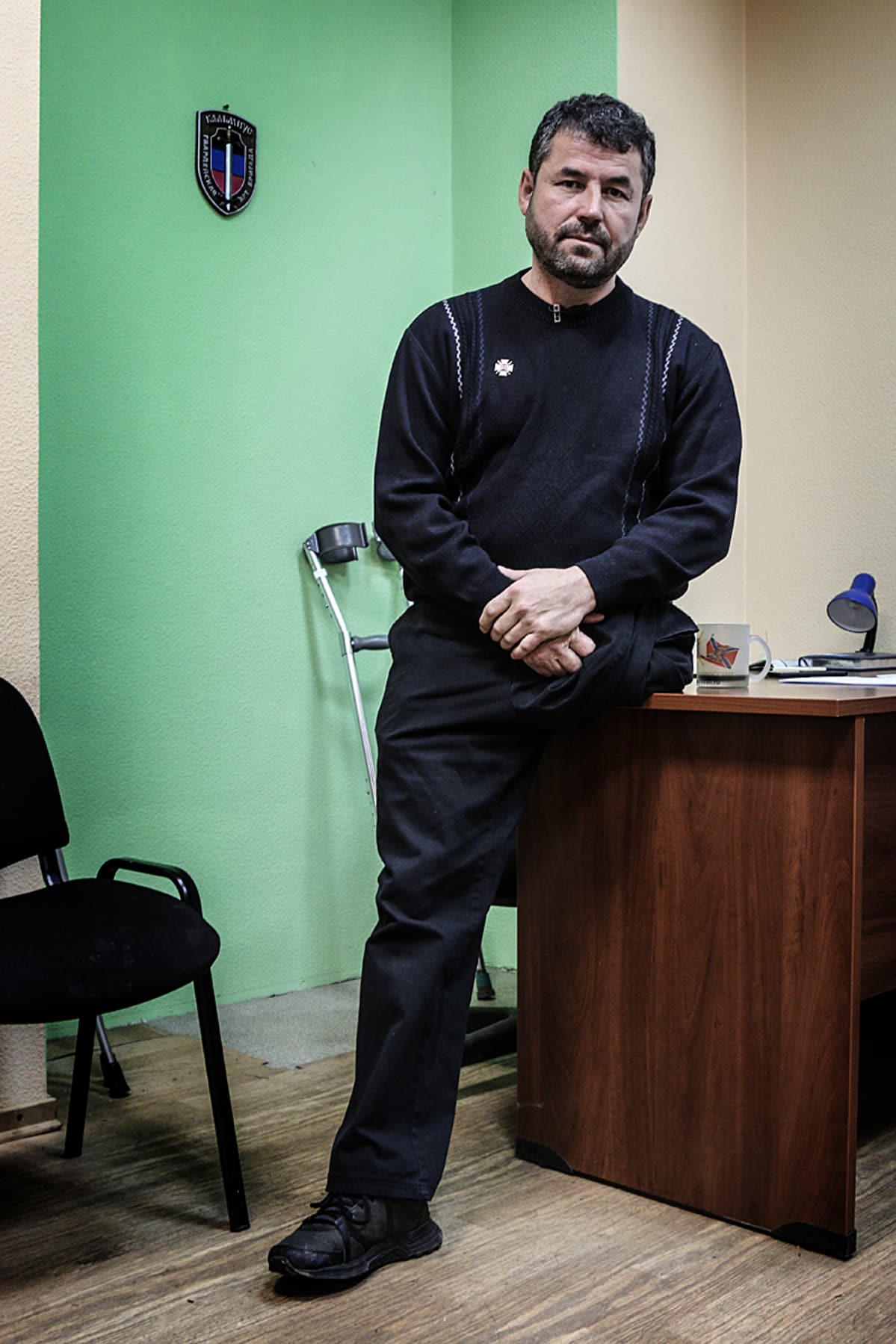 Andrei Kamaiev, joka menetti jalkansa sodassa.
