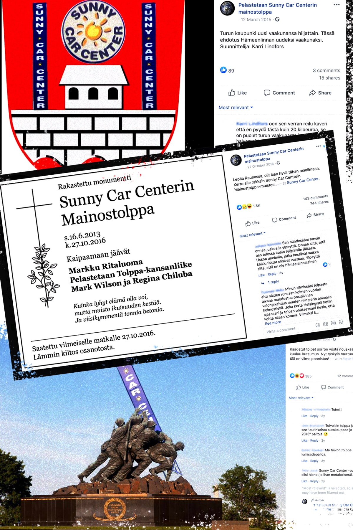 Sunny Car Center -meemit / Yle Mediadeski