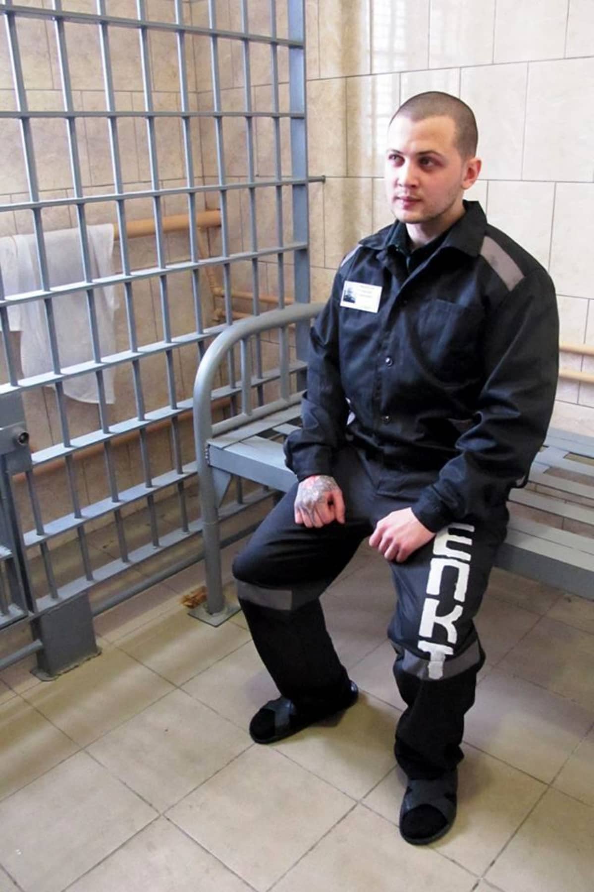Gennadi Afanasjev, vankilassa nro 31 Mikunissa Komin tasavallassa.