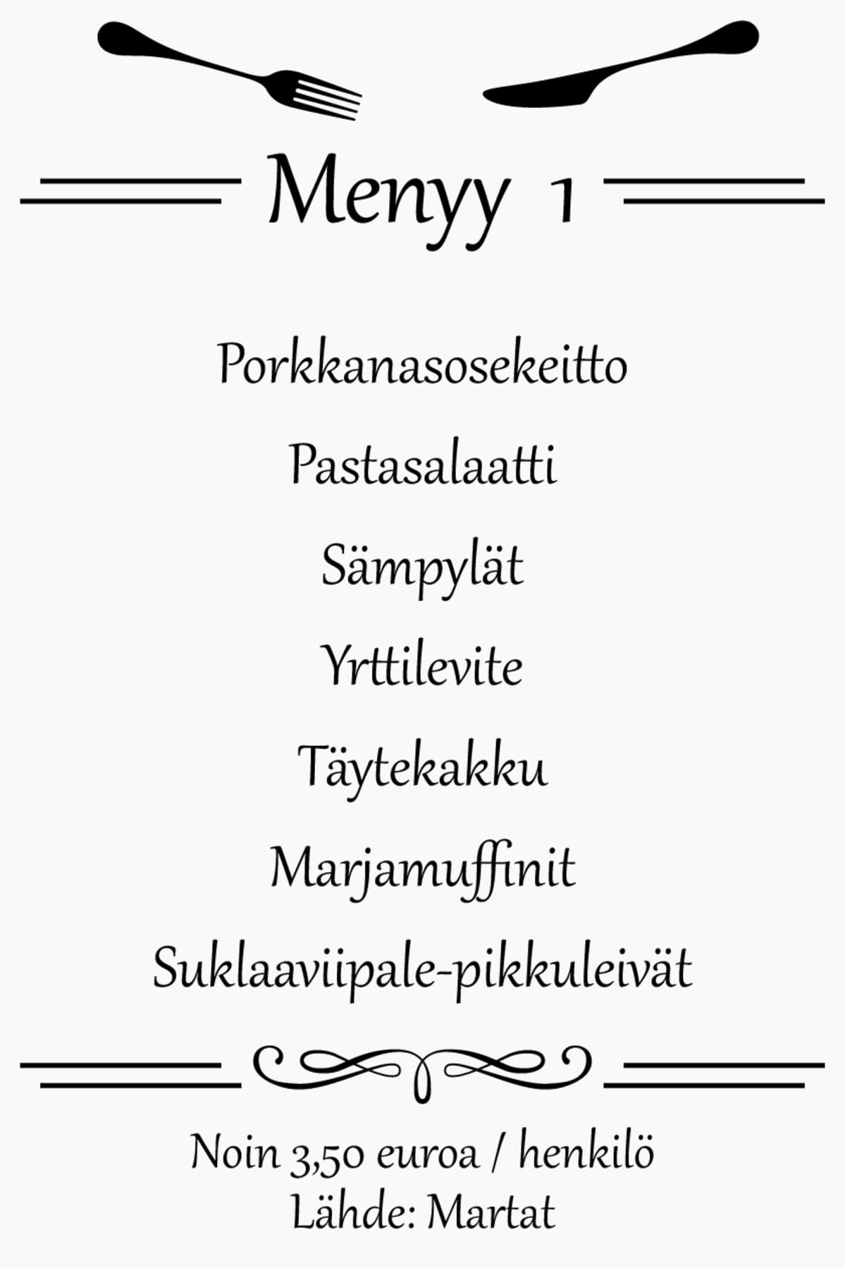 Menyy 1