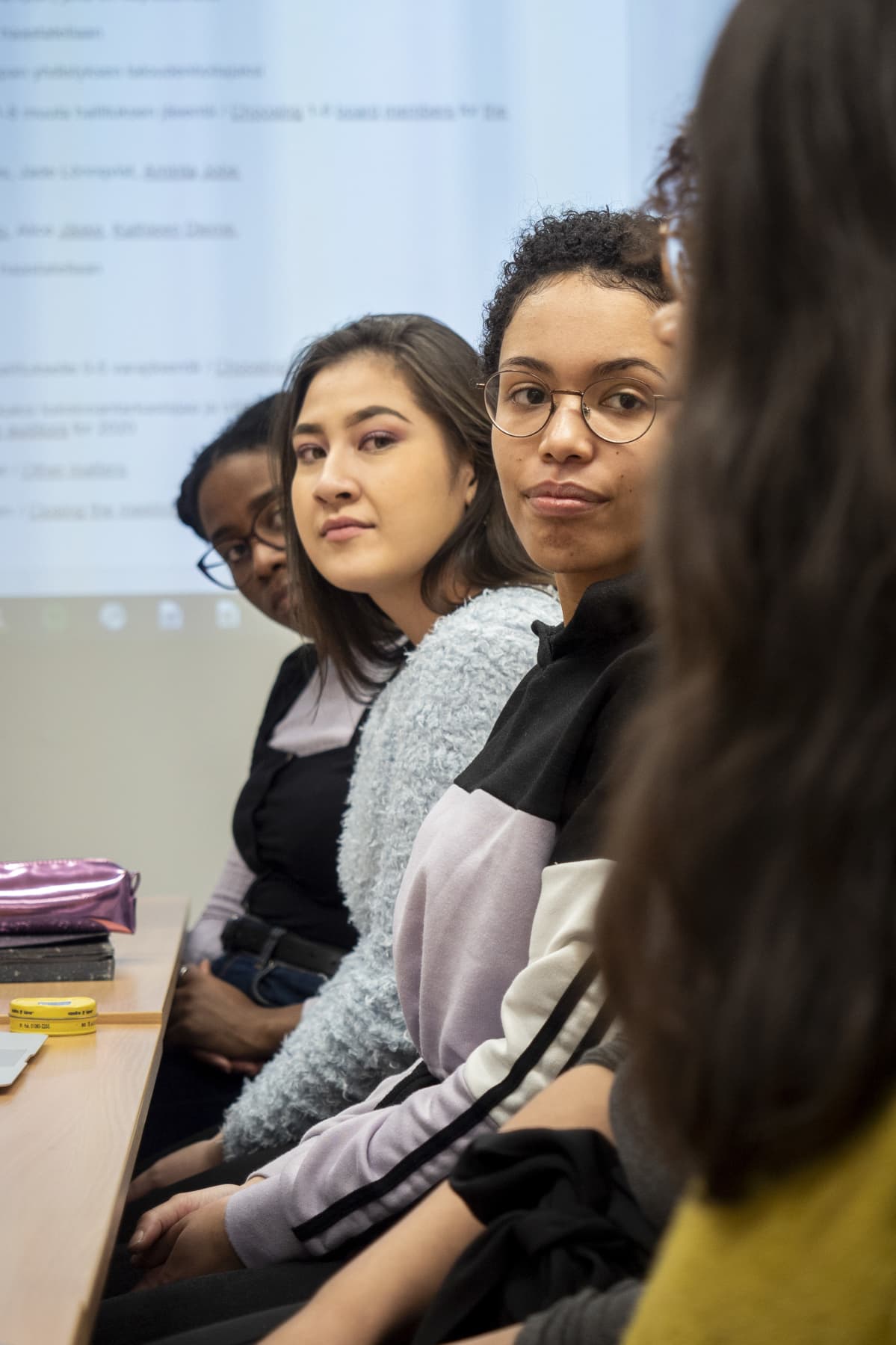 Jenny Kasongo, Janina Ojala ja Aracelis Correa.