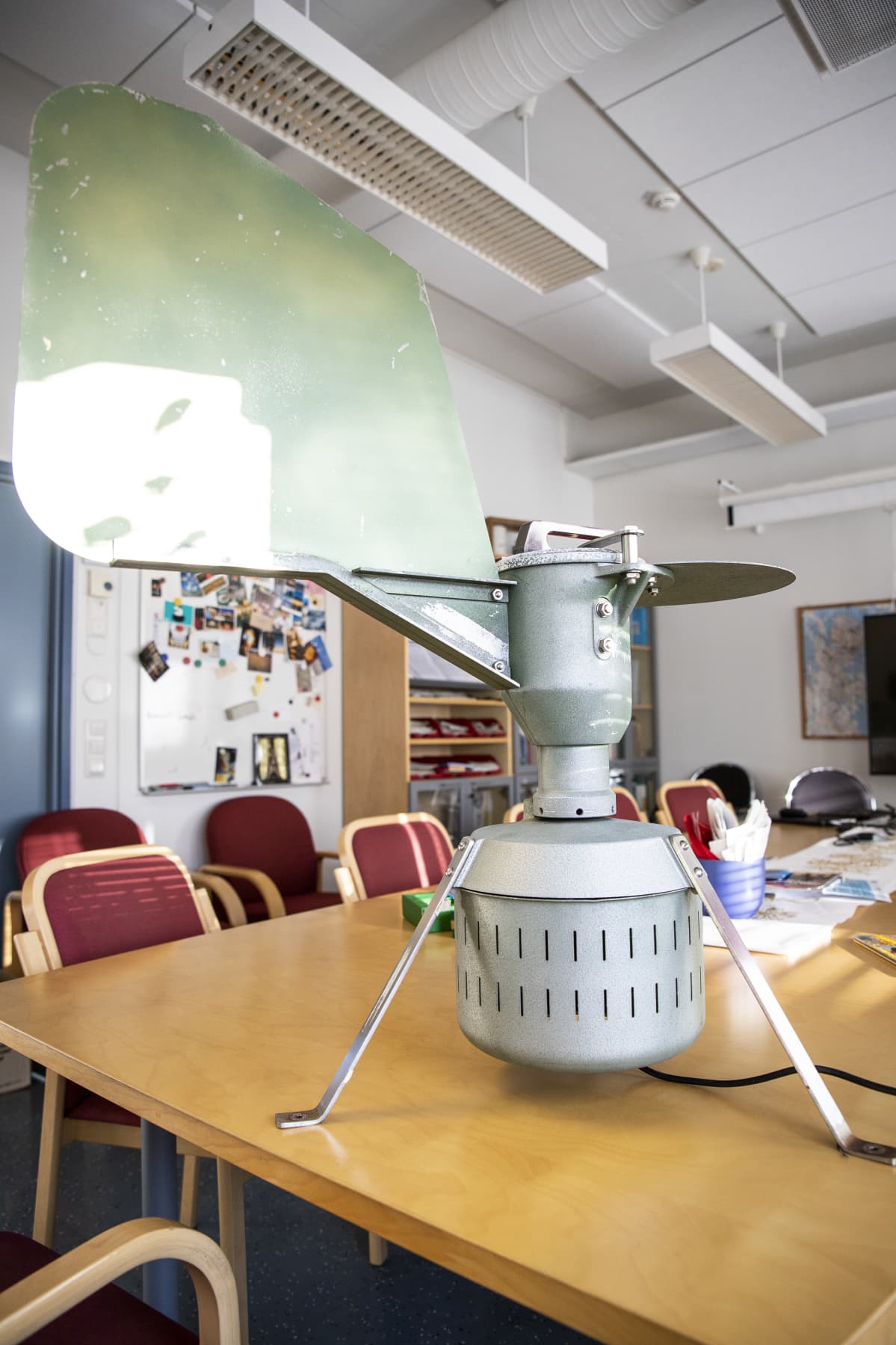 Siitepölynkeräin laite, Itä-Suomen yliopiston ilmatieteenlaitoksen osastolla