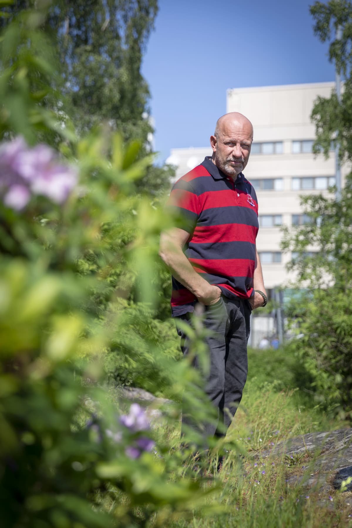 Ylikonstaapeli Kenneth Eriksson Poliisitalolla.