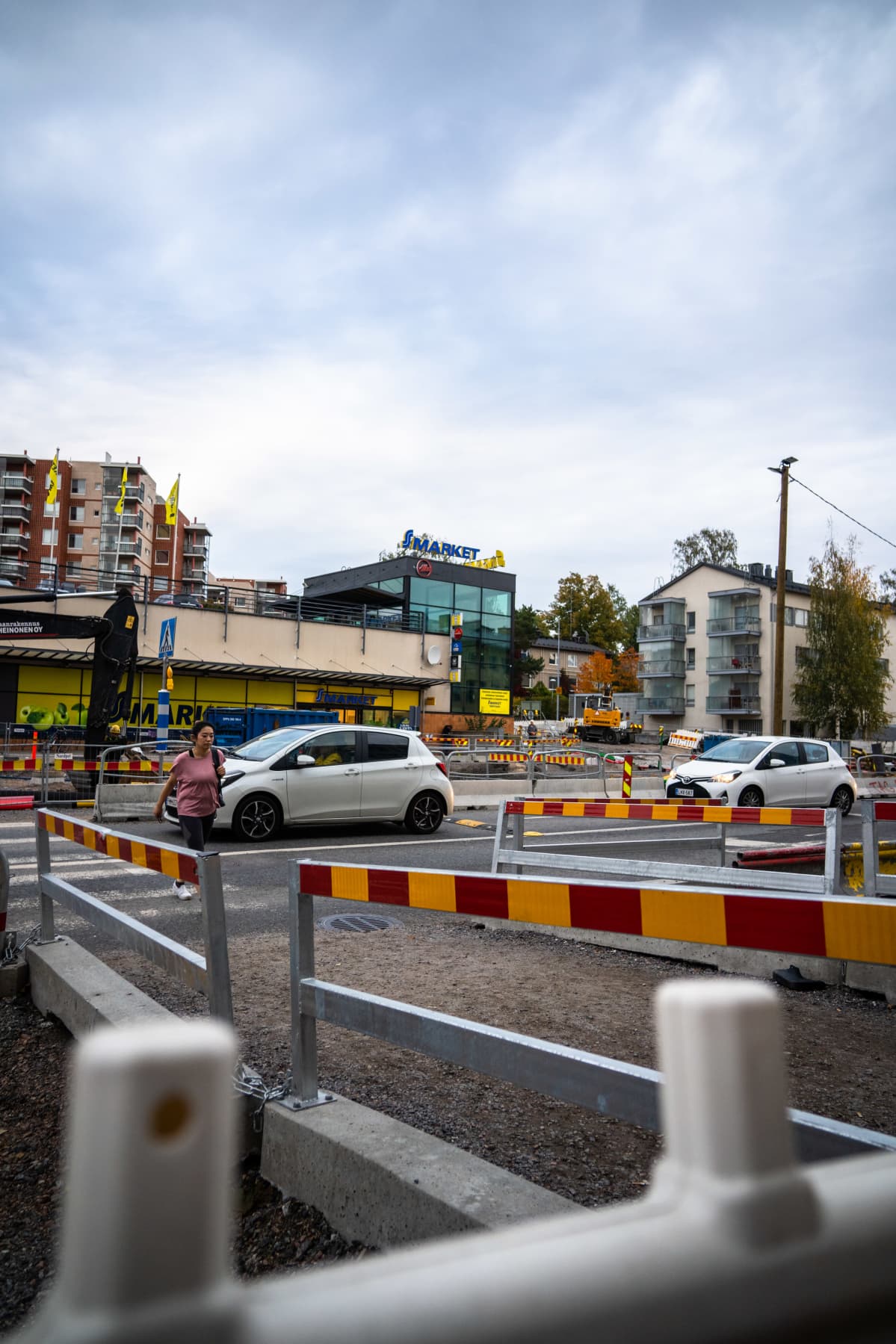 Raide-Jokerin työmaa-alue Helsingin Pitäjänmäessä.
