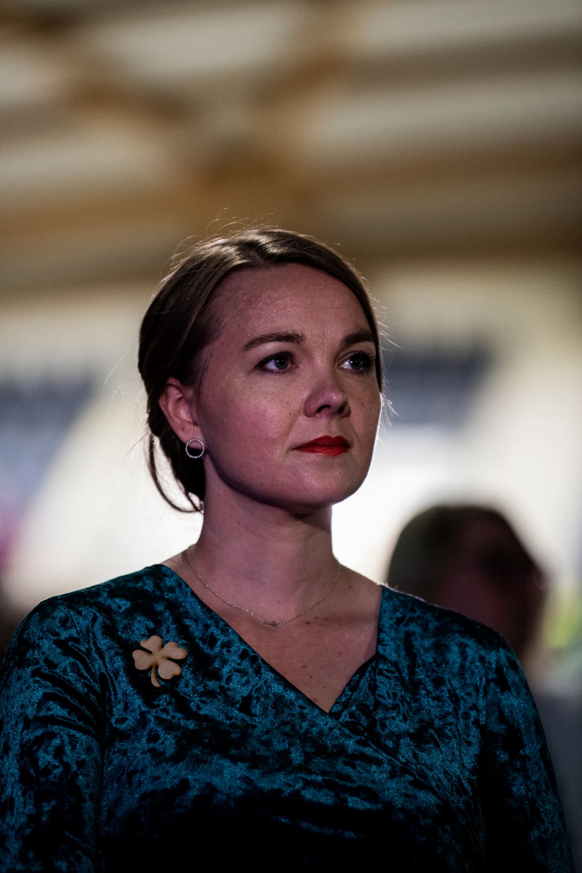 Kuvassa on hävinnyt puheenjohtaja Katri Kulmuni.