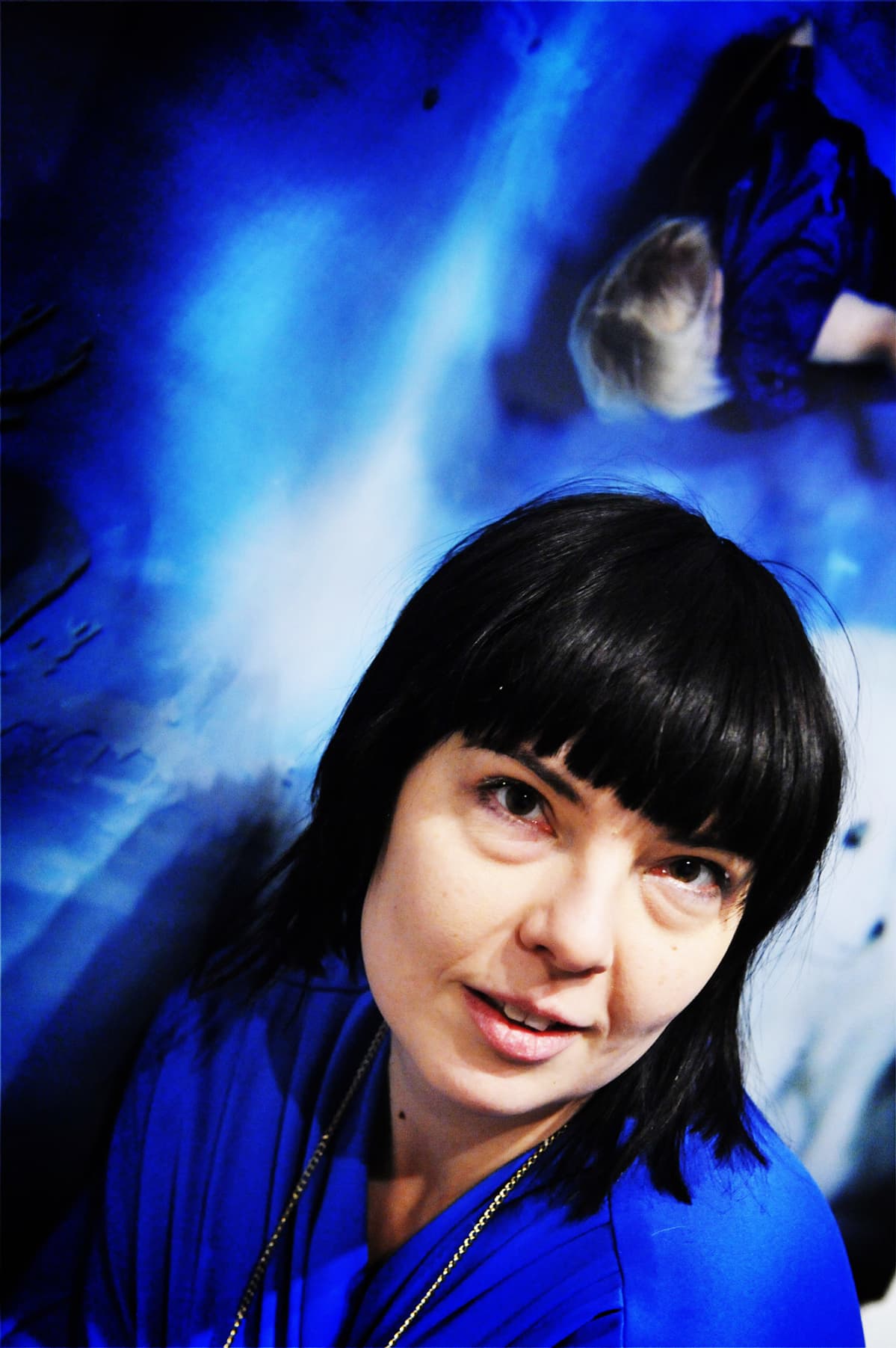 Susanna Majuri näyttelyssään vuonna 2010.