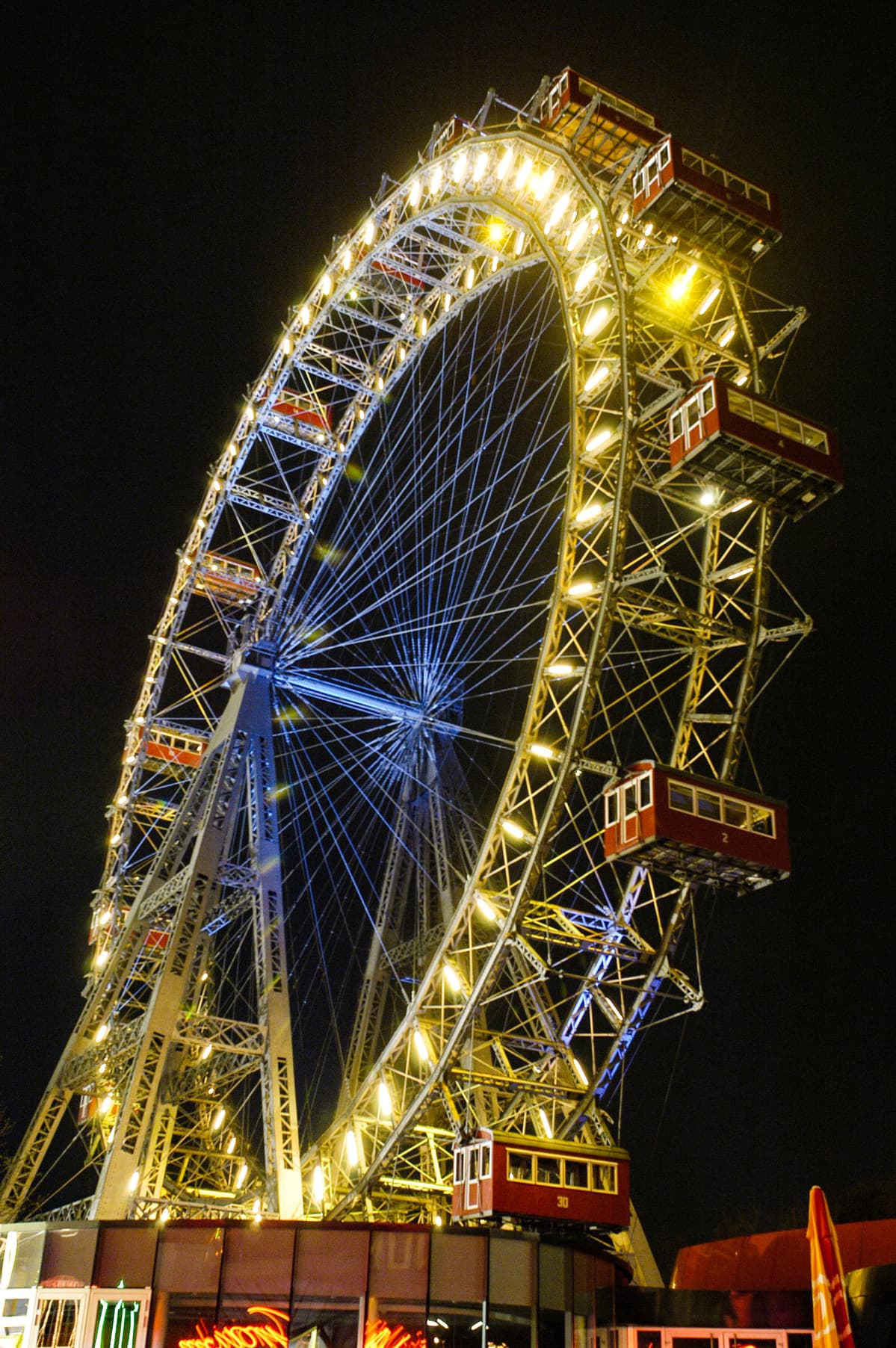Riesenrad maailmanpyörä Wienissä.