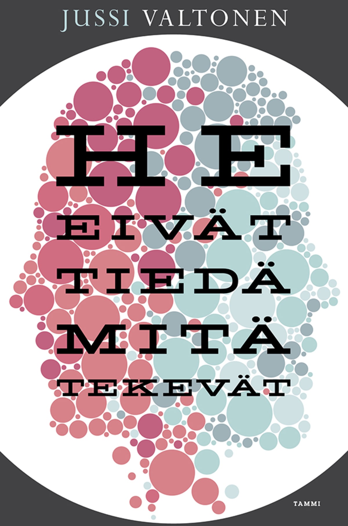 He eivät mitä tekevät -kirjan kansi.