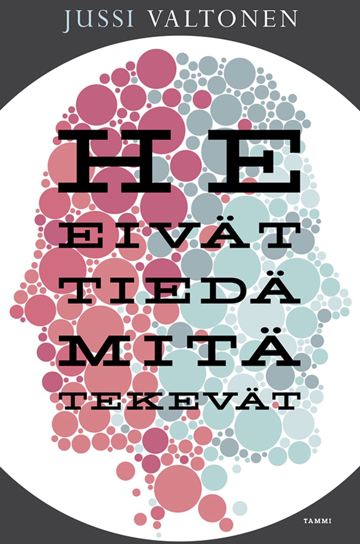 He eivät mitä tekevät -kirjan kansi.