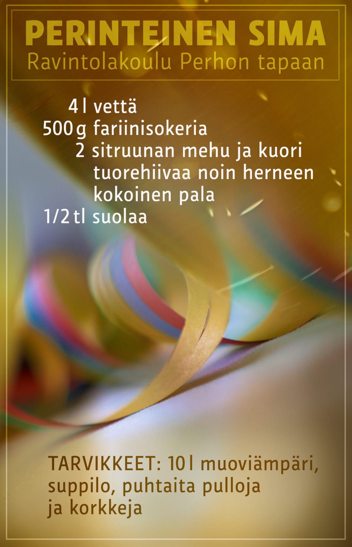 Siman valmistusohje