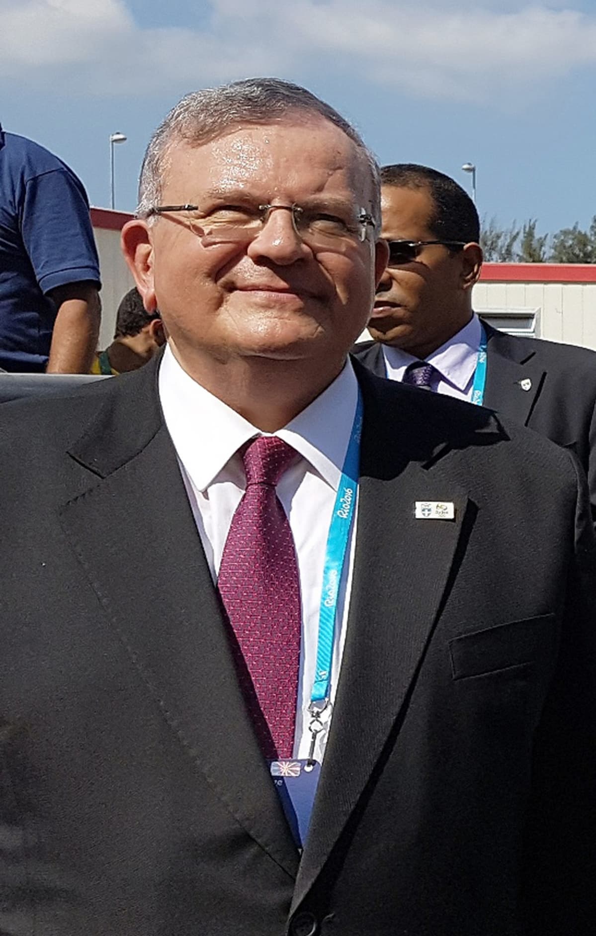 Kreikan suurlähettiläs Kyriakos Amiridis osallistui kesäolympialaisten avajaisiin kesällä 2016 Rio de Janeirossa, Brasiliassa.