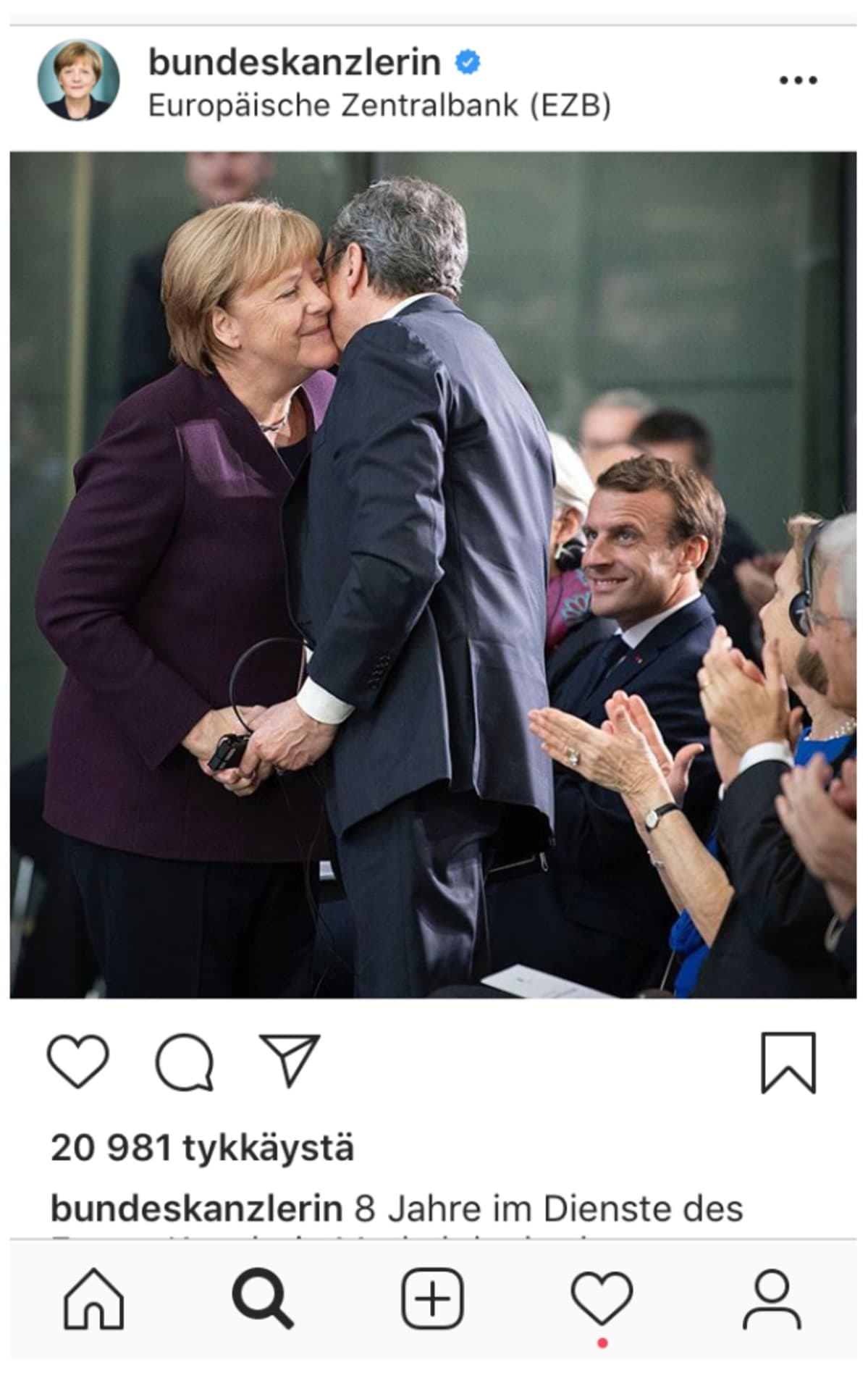 Saksan liittokansleri Angela Merkel