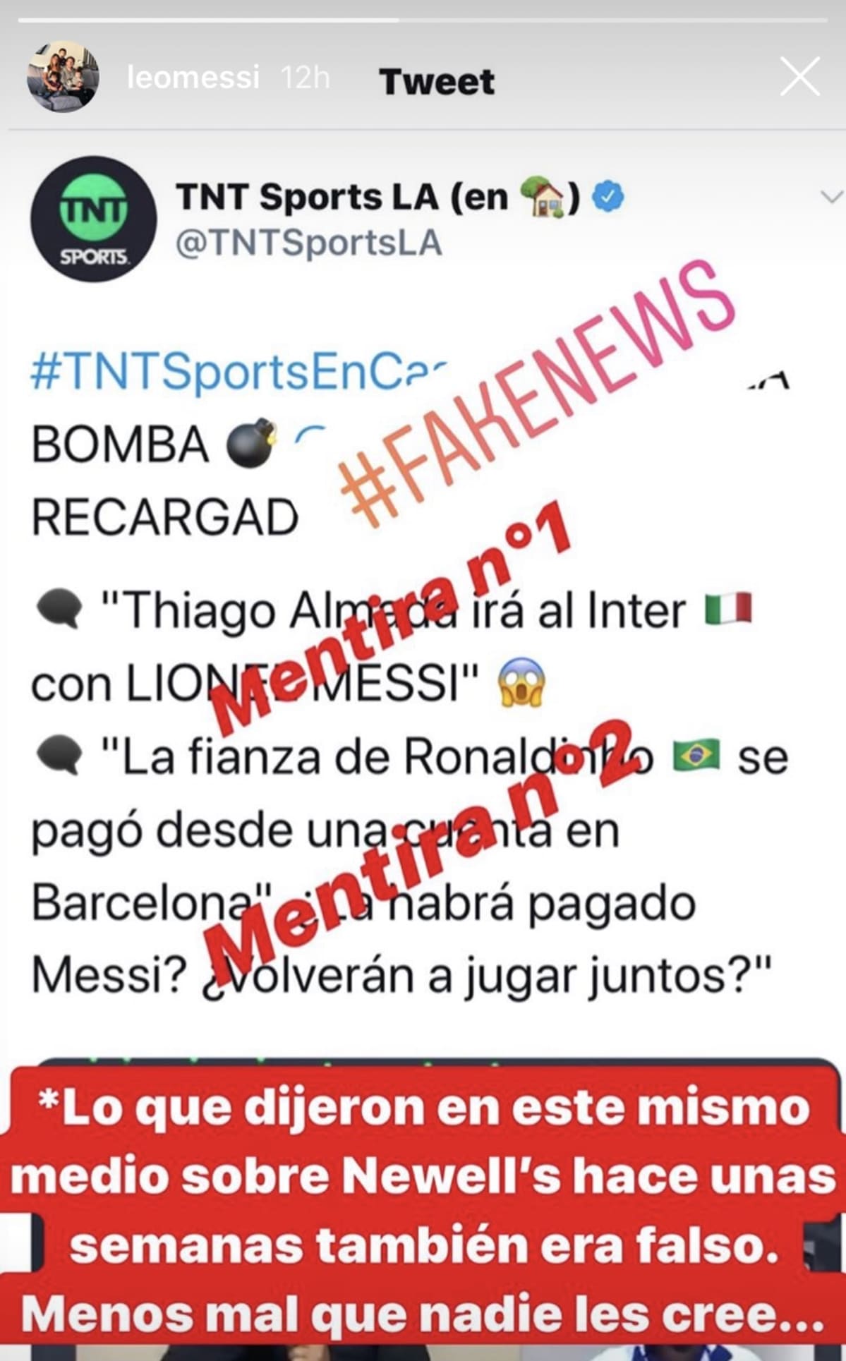 Messi Instagram