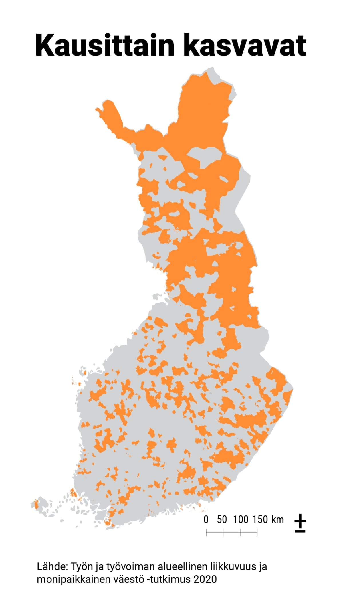 Kausittain kasvavat alueet