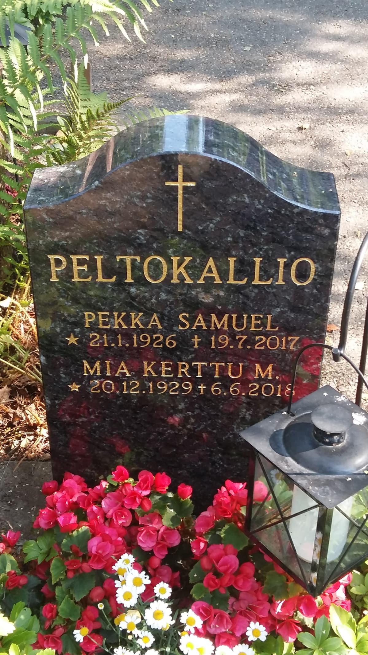 Pekka Peltokallion hauta