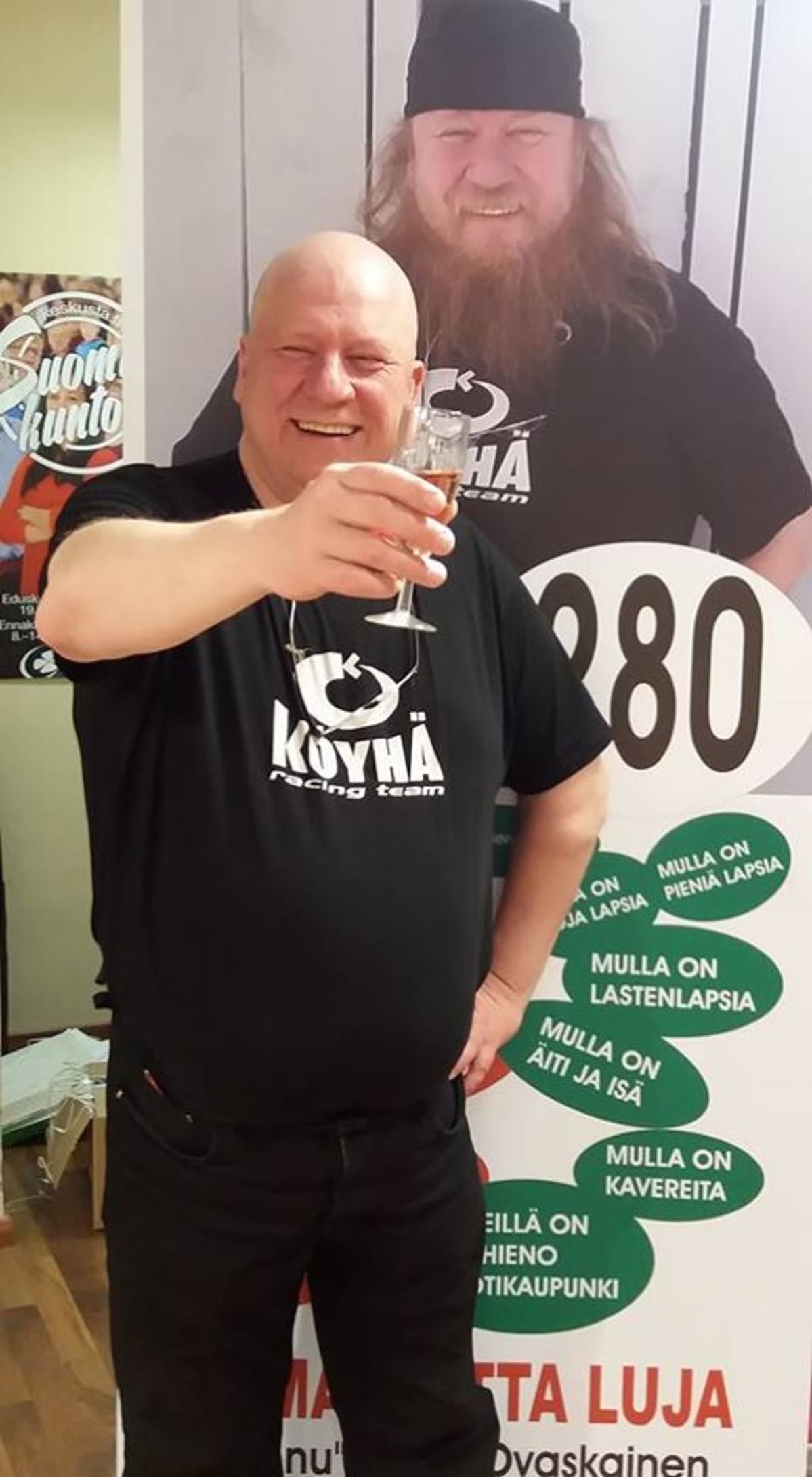Hannu "Köyhä" Ovaskainen.