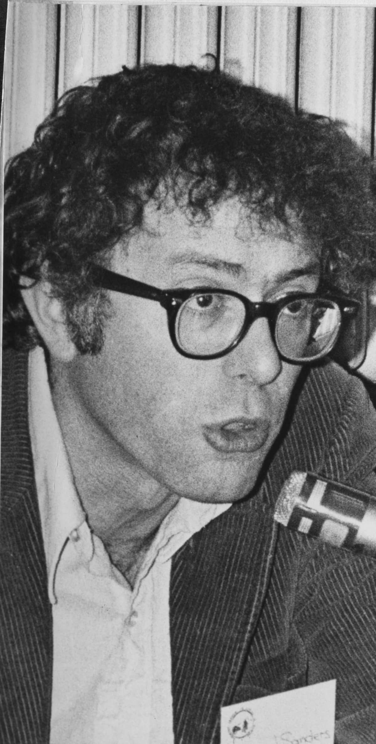 Bernie Sanders vuonna 1972