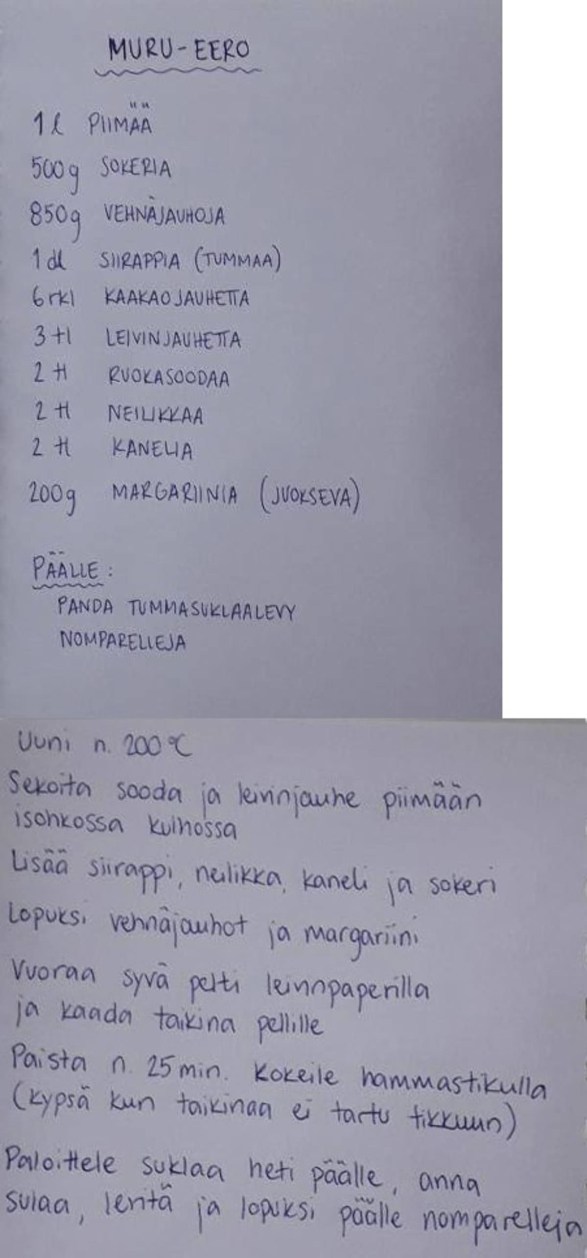 murueeron resepti