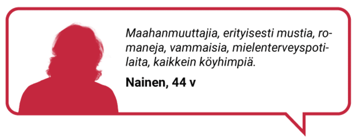 Lainaus anonyymilta henkilöltä.