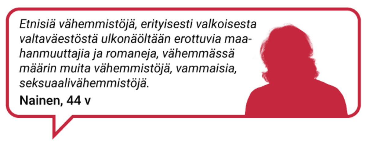 Lainaus anonyymilta henkilöltä.