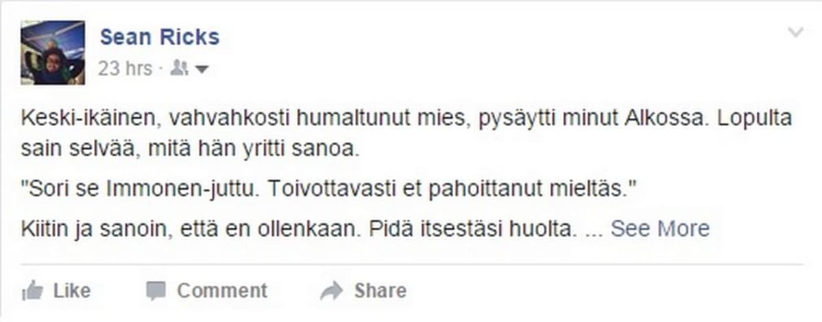 Yle/Sean Ricks
