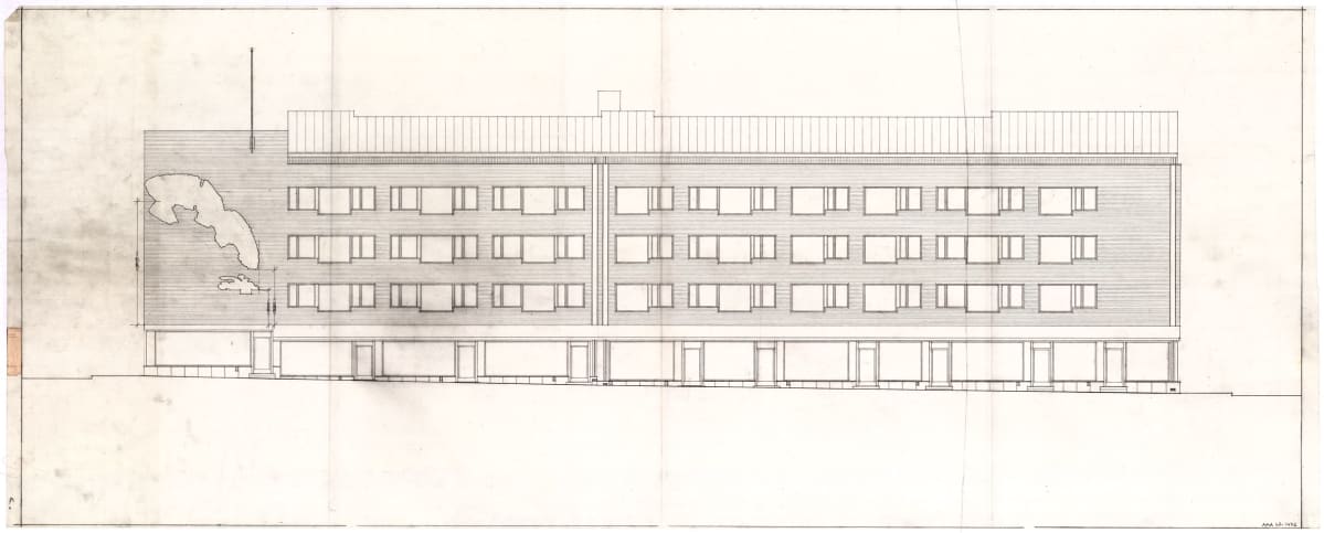 alvar aalto - säätiö piirustus