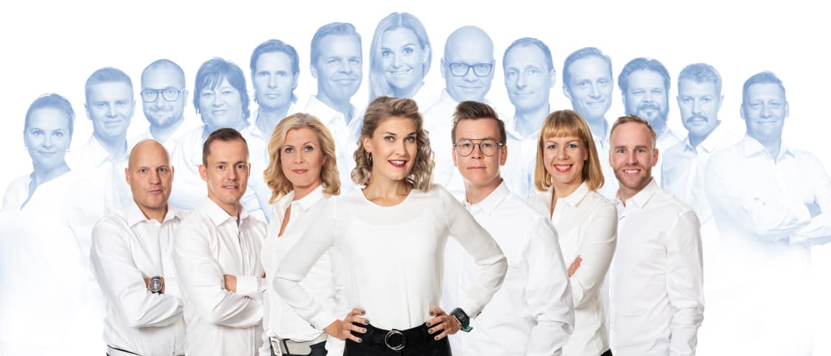 Ylen hiihtotiimi 2018.