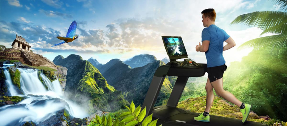 Athene Exergaming -virtuaalisimulaattori.