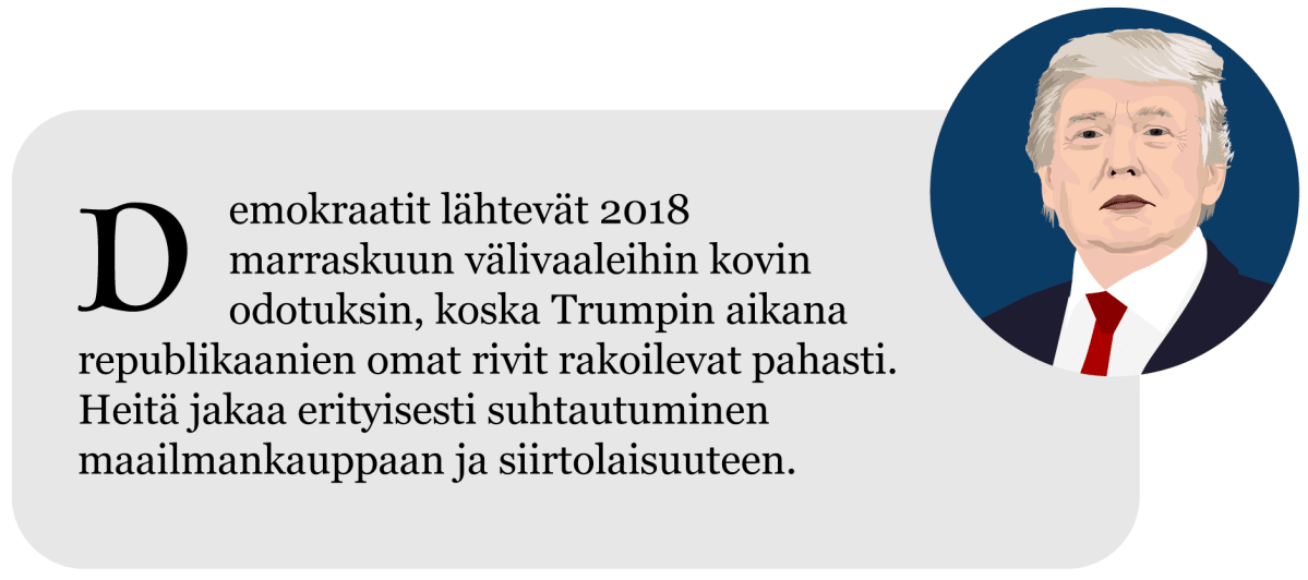 Näin Donald Trumpin presdienttivuosi eteni