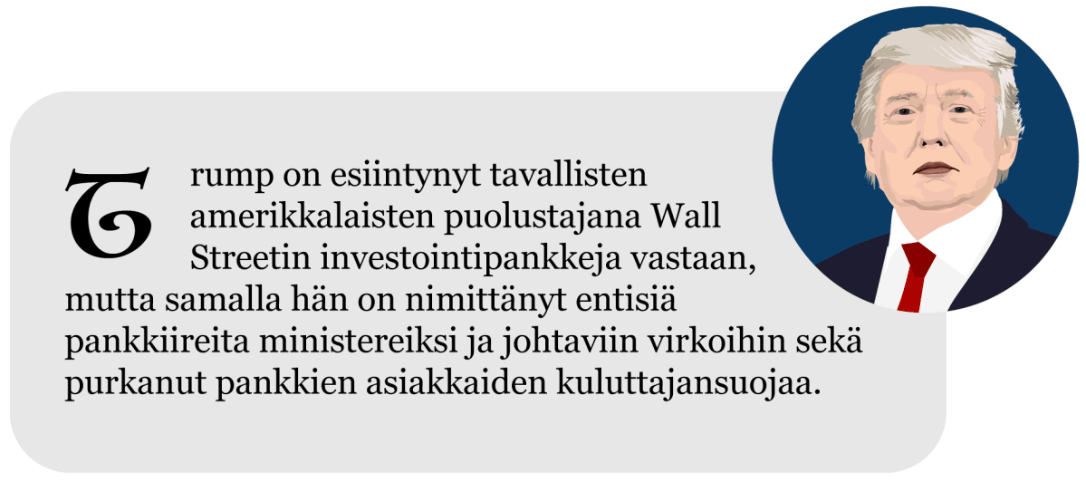Näin Donald Trumpin presdienttivuosi eteni