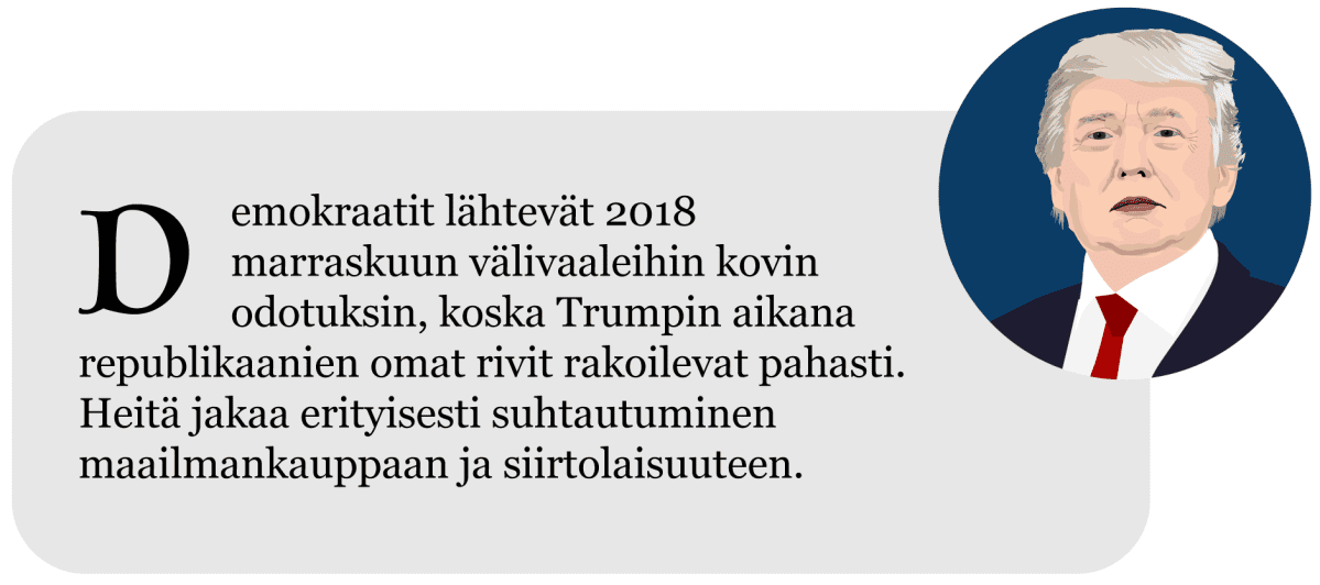 Näin Donald Trumpin presdienttivuosi eteni