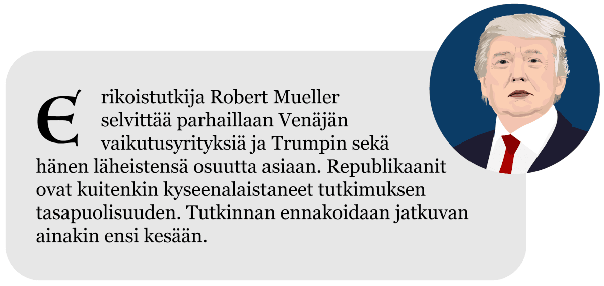 Näin Donald Trumpin presdienttivuosi eteni