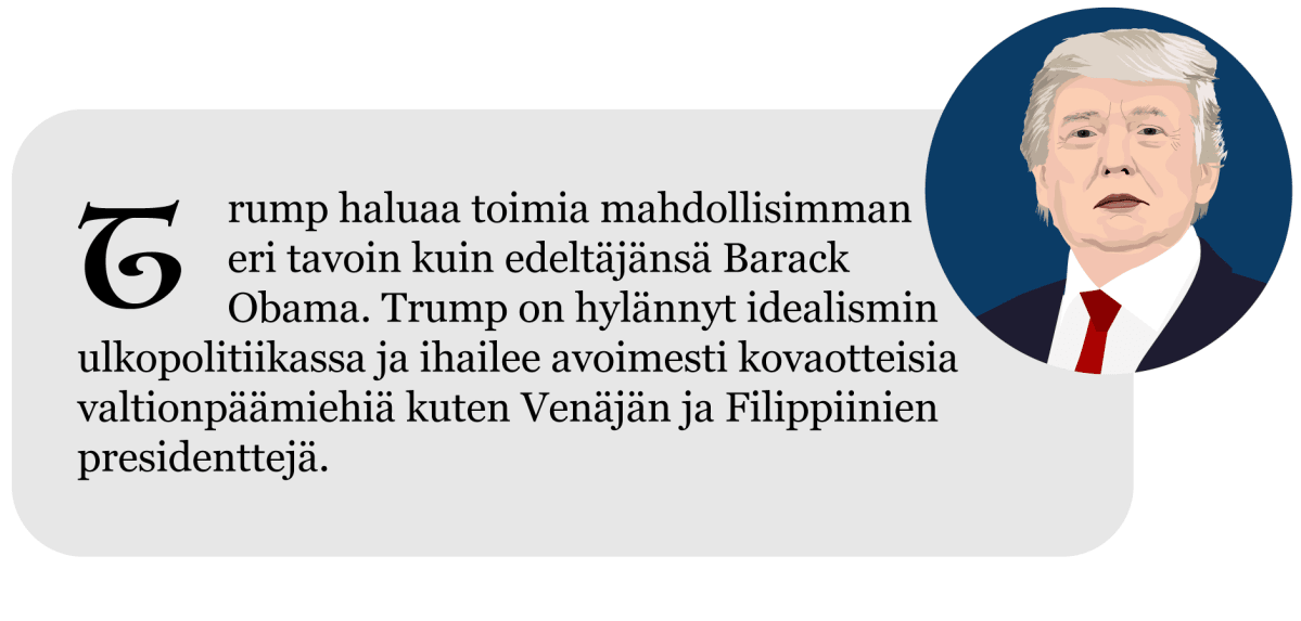 Näin Donald Trumpin presdienttivuosi eteni