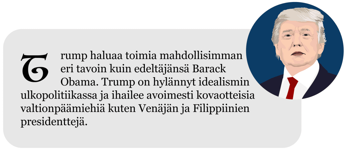 Näin Donald Trumpin presdienttivuosi eteni